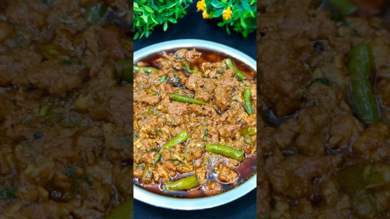 Gosht Ka Salan | Easy Beef Keema Recipe keem | degi gosht shorba #beefkeema #aloogosht #beef #shorts