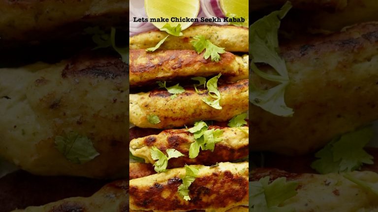 juicy Chicken Seekh Kabab at Home 🔥 | ചിക്കൻ കബാബ് #shorts