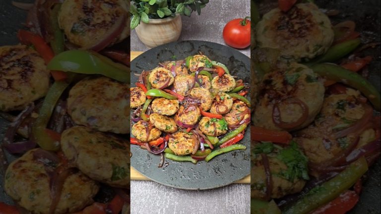 Juicy Chicken Tawa Kabab Recipe by Aqsa's Cuisine #kabab #AqsasCuisine #kebab #recipe #food #shorts