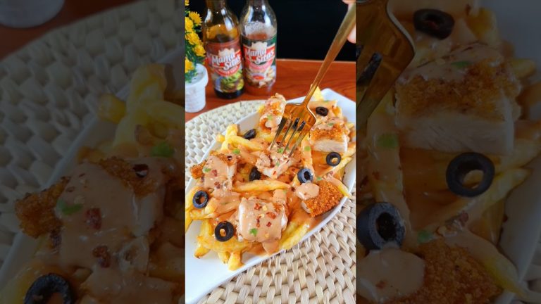 Chicken Loaded Fries Recipe🍟 #shorts #trendingshorts #fries