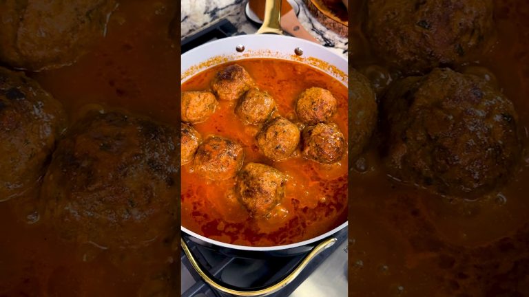 Albondigas al Chipotle Recipe #shorts