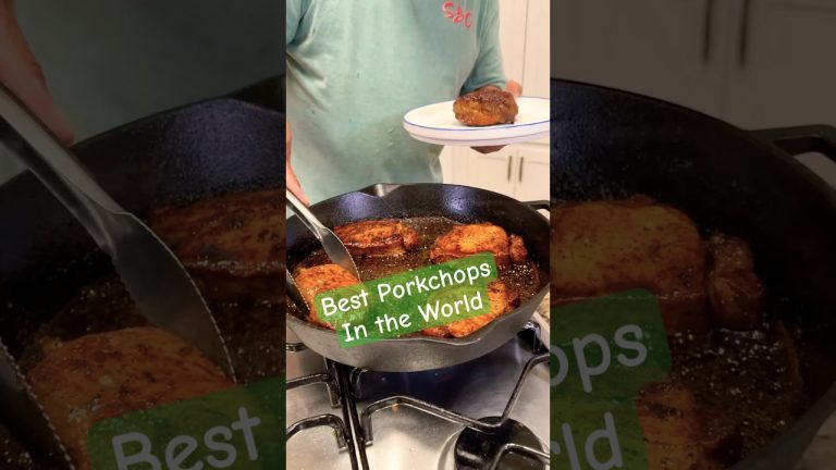 How to Cook The Best Pork Chops in the World. #food #dinnerideas #recipe #louisana