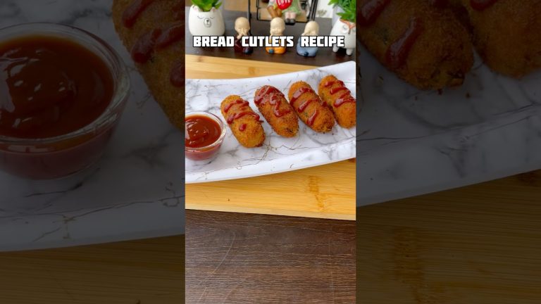 Trending bread cutlets recipe #shorts #recipe #cutlet #bread #trending #shortsfeed #viral #snacks