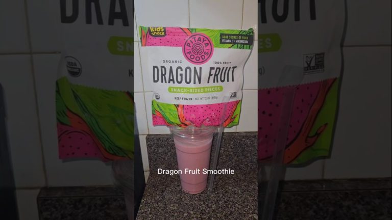 Smoothie Recipe / Dragon Fruit Smoothie
