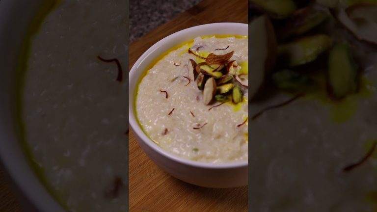 How To Make Rice Pudding (Kheer) | #Shorts Recipes