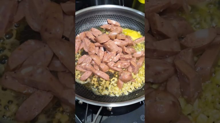 Easy Recipes: Garlic Butter Hungarian Sausage Spaghetti | ₱185 lang, good for 5! | #cooking