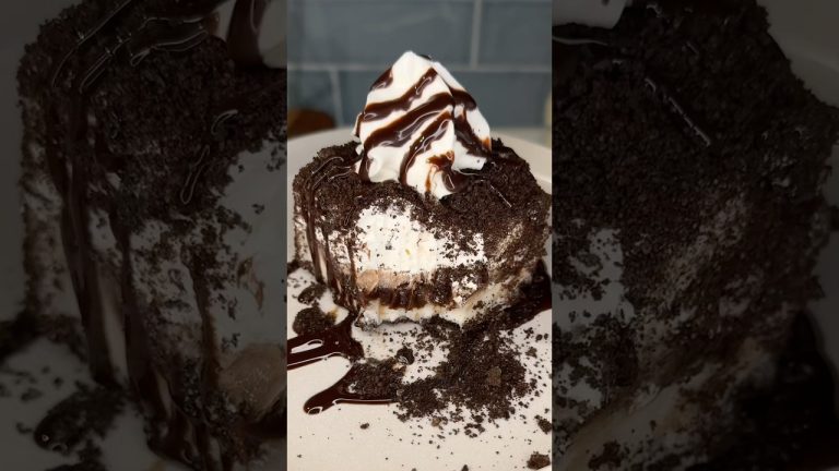 viral oreo ice cream cake recipe 🍦#recipe #shorts #easydessert #dessert #easyrecipe #chocolate