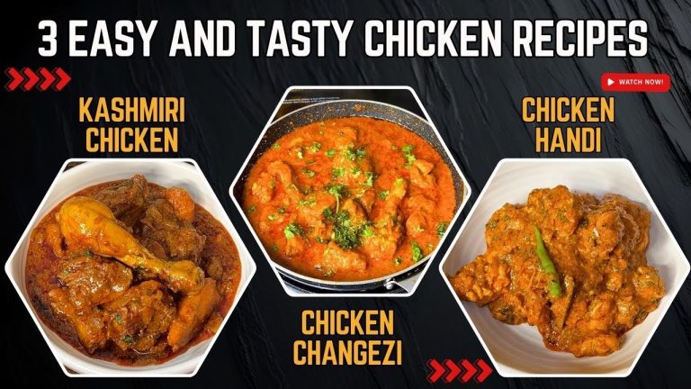 3 Easy Chicken Recipes in 1 Video! चिकन रेसिपीज़ जो आपके परिवार को पसंद आएंगी l Chicken Recipes