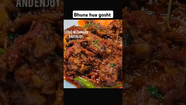 Bhuna Gosht Recipe | Restaurant-Style beef  Bhuna | Spicy & Flavorful beef Curry.