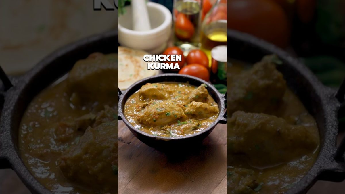 Chicken Kurma | Chicken Recipe #shorts #chickenkurma
