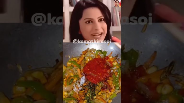 Kinjal making pasta 🤤 #viralvideo #shorts @kamatkirasoi