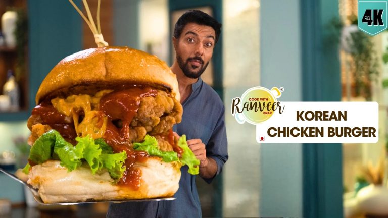 Trending Korean Chicken Burger | कोरियन चिकन बर्गर | Fried Chicken Burger | Chef Ranveer Brar