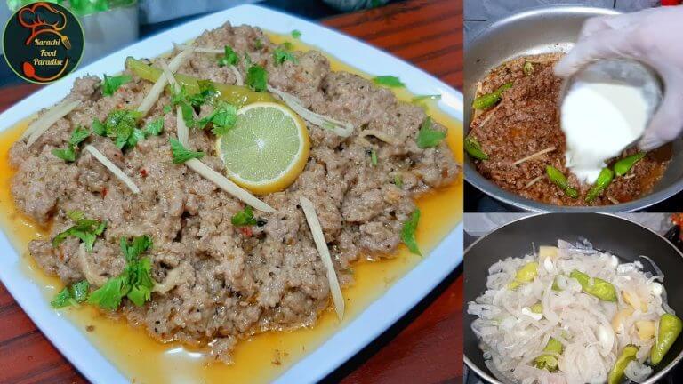 Afghani Keema Recipe | Beef keema | Keema Recipe | Karachi Food Paradise |