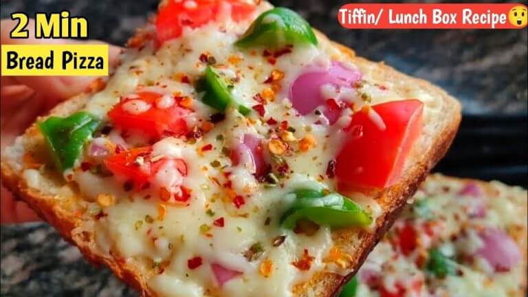 2 Min Quick & Easy Tiffin Idea | Kids Lunch Box| Bread Recipe | Instant Breakfast Recipe | Nasta