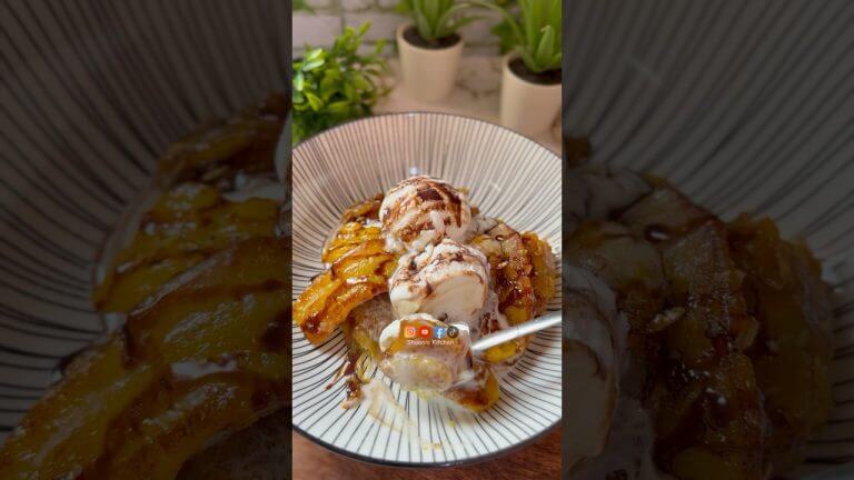 Lalettan’s Viral Dessert – Banana Flambé 🍌🔥#ytshorts #mohanlal #virel #shortsfeed