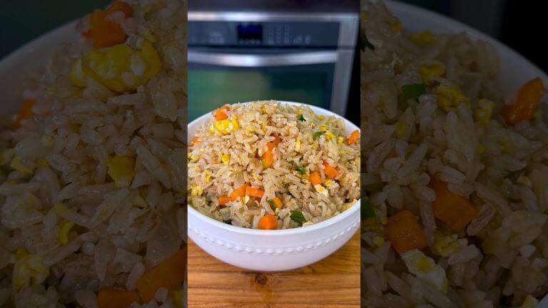 Benihana's Egg Fried Rice Easy Recipe #shorts