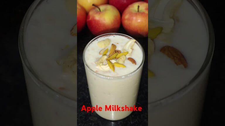 Apple Milkshake #Applesmoothies #Healthyrecipe #Milkshake #Smoothies #Ytshort #Viralappleshake #food