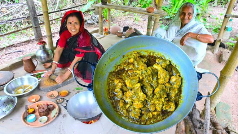 মায়ের হাতে দারুন স্বাদের কেরালার এক স্পেশাল চিকেন রান্না খাওয়া | Kerala special Chicken curry