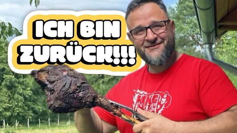 Ganze Rehkeule vom Grill — Klaus grillt