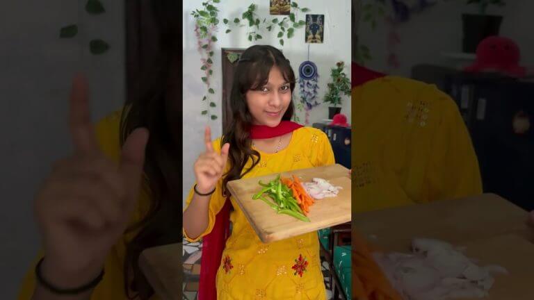 Wai Wai Korean Noodles Recipe 😋😋 #shorts #khaokhilao #trending #Nandani Panchal