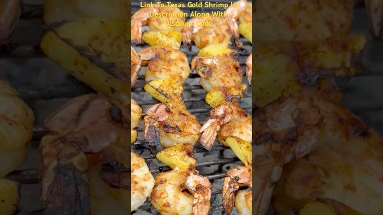 Grilled Shrimp Skewers With Fresh Pineapple #bbq #foodie