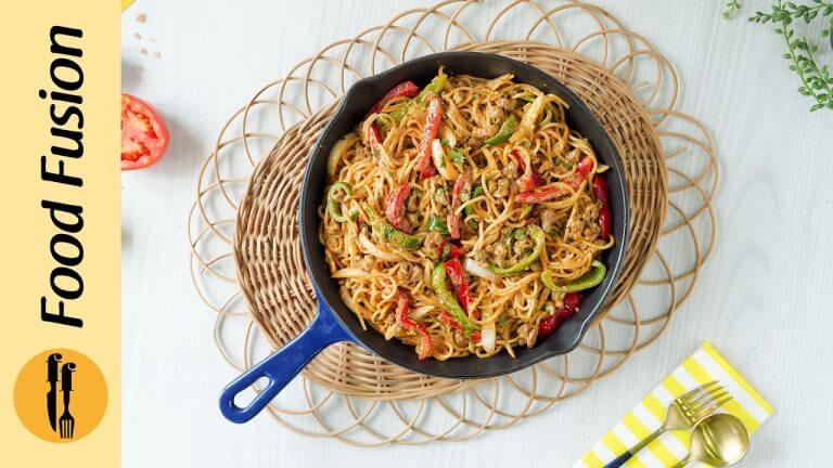 Fajita Spaghetti Recipe By Food Fusion