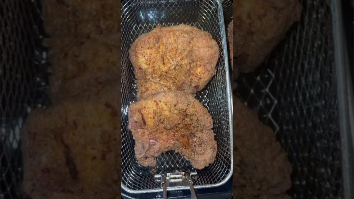 Best fried pork chop recipe #food