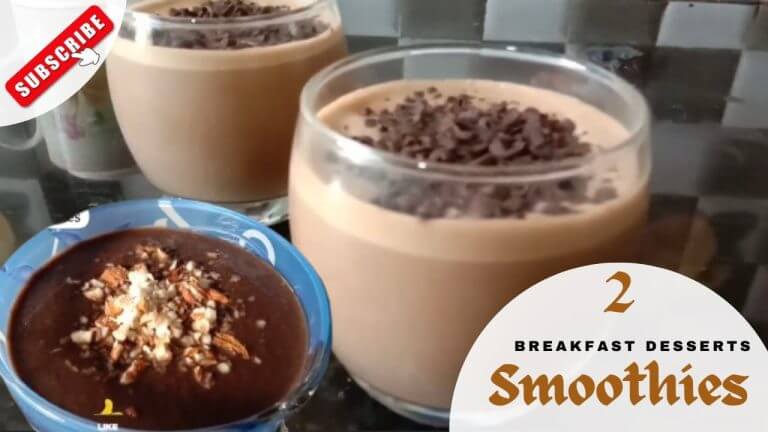 2 Sugar-Free Breakfast Dessert Smoothies in 5 Minutes | Easy Healthy Recipes