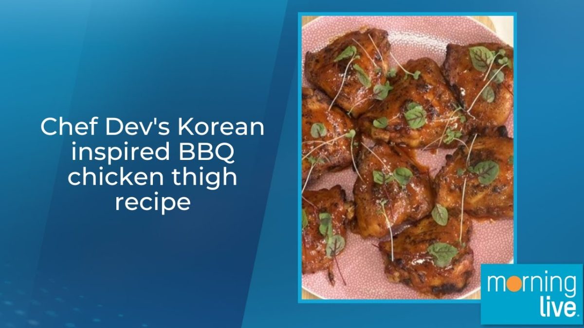 Chef Dev's Korean inspired BBQ chicken thigh recipe
