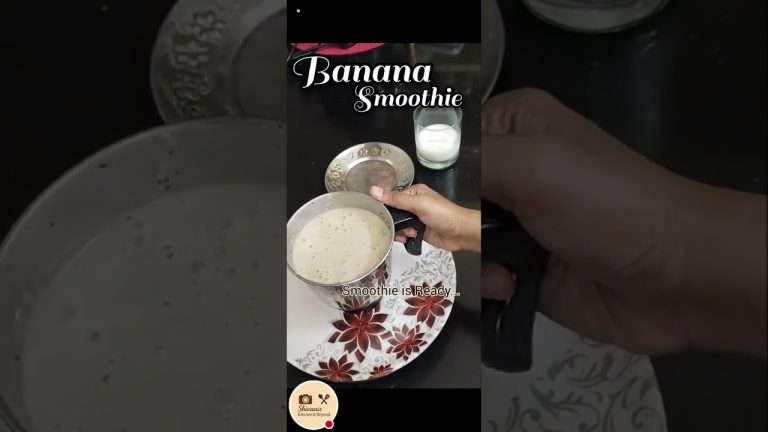 Banana Dry Fruits Smoothie | Healthy & Tasty Energy Booster Recipe | Morning Energy Drink