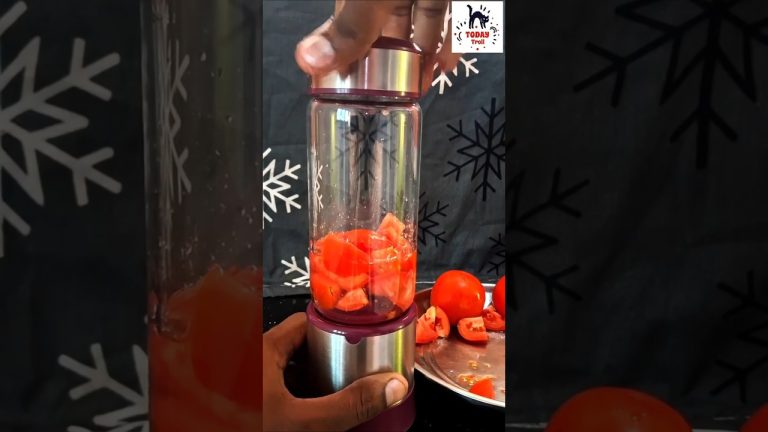 🍅 Fresh tomato juice in blender..🍅 || Tomato juice #tomato