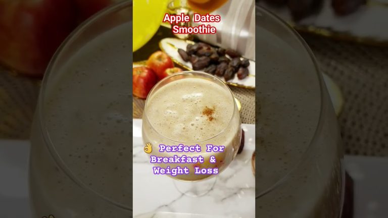 Apple Dates Smoothie👌 For weight loss#shorts#viral#weightloss