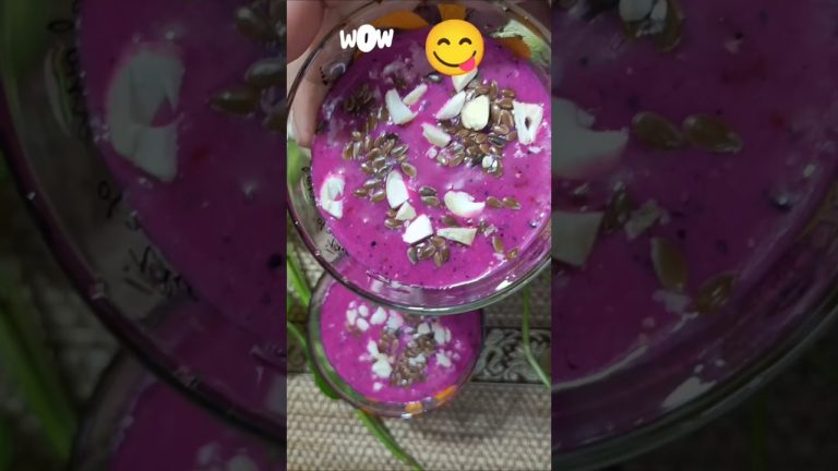 Start your morning with a super delicious & healthy smoothie😋👍enjoy with me 🎉🥰❤️#yt #recipe #shorts