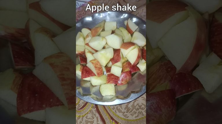 How to make apple shake🍎🧃#healthy juice #apple #riotofdishes