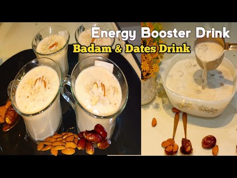 Power Packet Khajoor Aur Badam Milkshake | Healthy Milkshake For Kids | Iftar Special Recipes