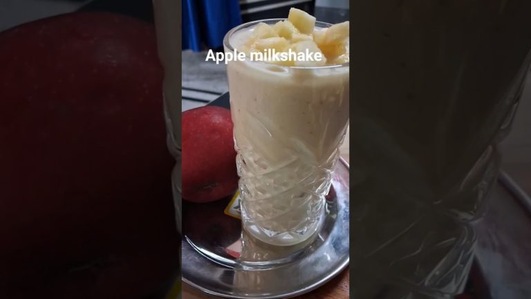 Apple milkshake # Apple smoothie healthy drink#