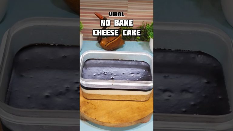 Mind-Blowing No Bake Cheesecake Without Cheese Cream #shorts #ytshorts #recipe #cheesecake #trending