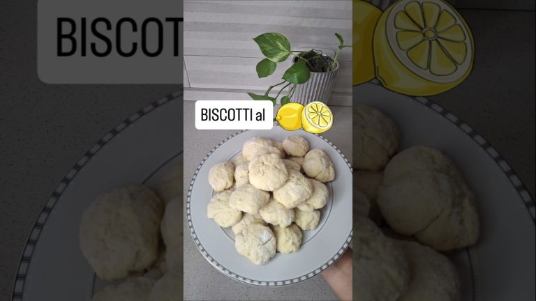 Biscotti al limone FACILISSIMI #dolce #dolcifacili #baking #lordinenelcuore #ricettefacili #ricette