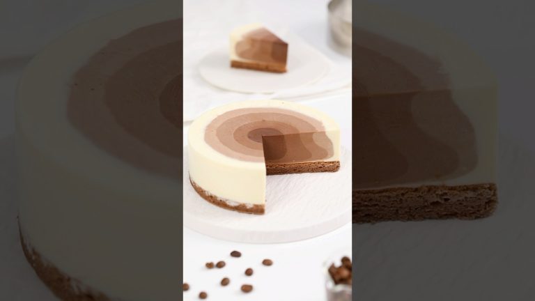 🍫Gradient Chocolate Mousse Easy recipe#mousse #moussecake #dessert #tasty #bakingtime #recipe