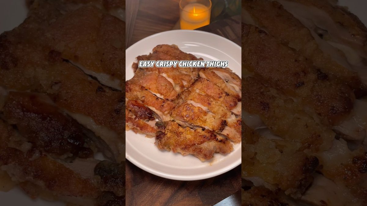 Easy Crispy Chicken Thighs #chickenrecipes #chickenthighrecipes #easyrecipe #chinesecuisine #cooking