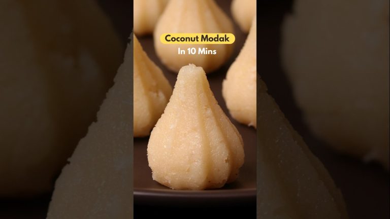 Quick & Easy Coconut Modak For Ganesh Chaturthi