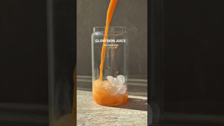 Glow Juice Recipe Drink This for Radiant Skin glow #shorts #glowrecipe #glowingskin