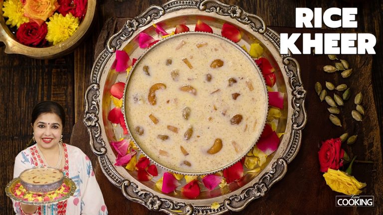 Rice Kheer Recipe | Chawal ki Kheer | Rice Payasam | Easy Indian Sweet Recipe