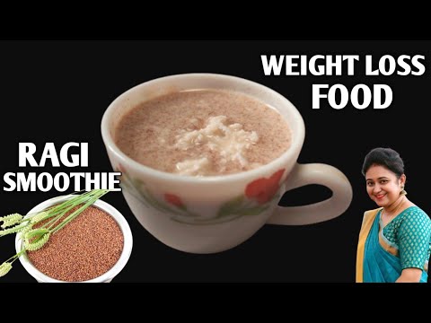 Ragi Breakfast Smoothie Recipe – No Banana – No Milk – No Sugar – Ragi Recipes For Weight Loss