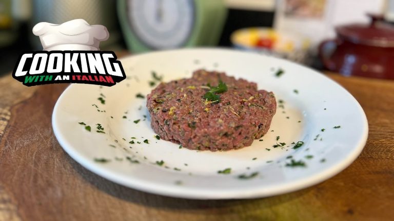 How to Make Beef Heart Tartare | Traditional Italian Recipe with Piero