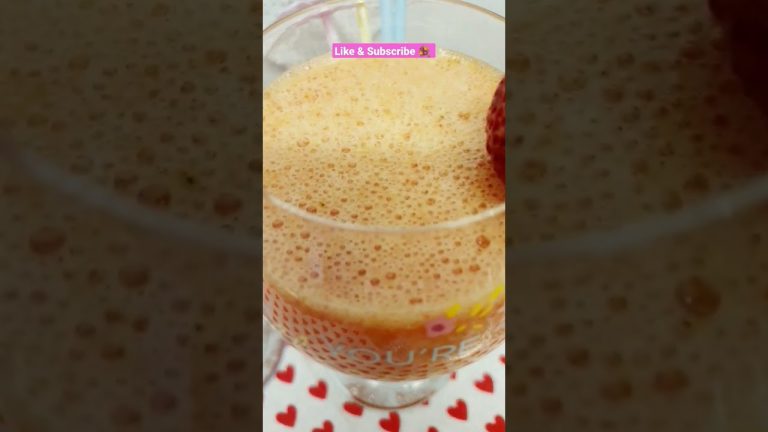 Vitamin C Packed Strawberry Orange Banana Smoothie#cooking #food #youtube