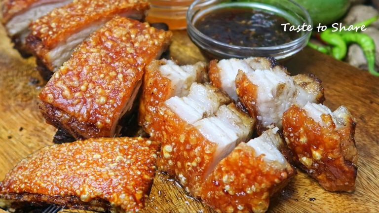 Do not Fry Pork Belly directly💯👌 Easy method How to make Crispy Pork Belly❗️