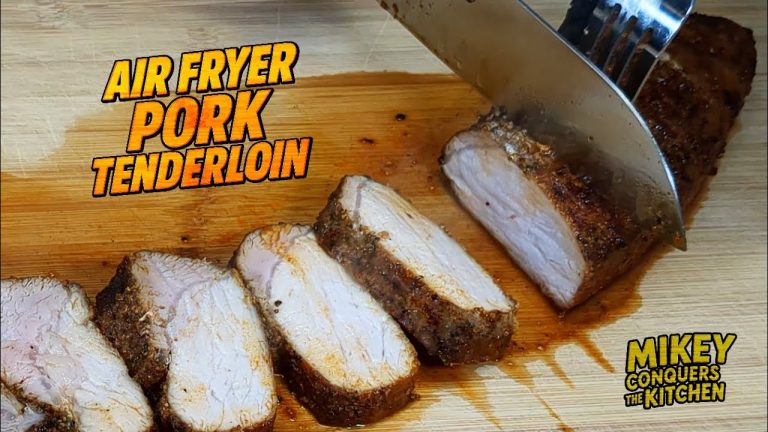 Air Fryer Pork Tenderloin with Just 2 Ingredients | Easy Pork Tenderloin Recipe
