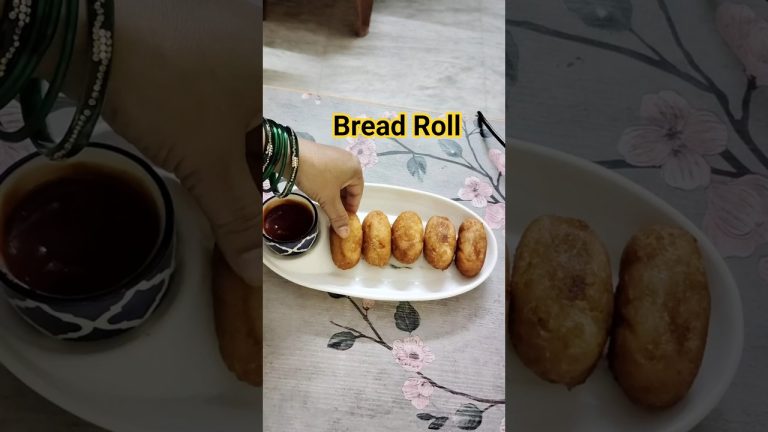 Trending recipe of potato bread roll #shorts #crispy #recipe #potato #bread #samosa
