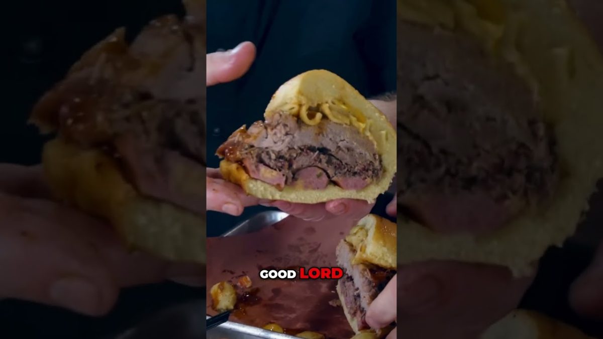 This BBQ Sandwich Blows Minds! Is This Real Life? #shorts